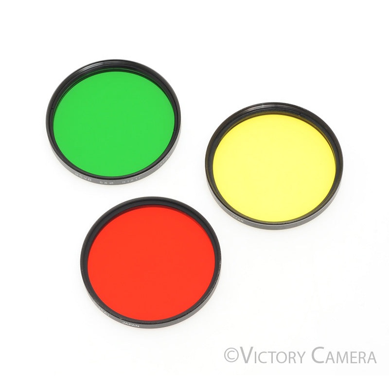 Hoya / Telesor B&W 58mm Color Filter Kit (Yellow, Green, Red) [EXC+]
