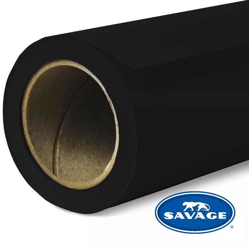 Savage Seamless Background Paper – #20 Black – 107″ x 12yd