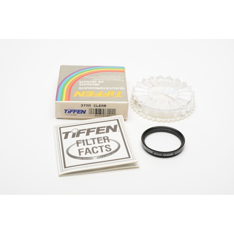 Tiffen 37mm clear filter, NIB