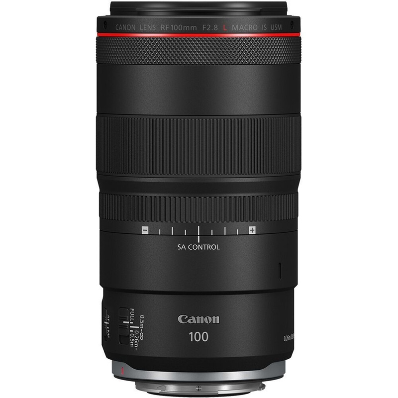Canon RF 100mm F2.8 L Macro IS USM Lens Black