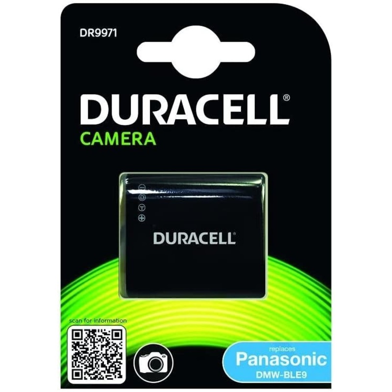Duracell Digital Camera Battery for Panasonic DMW-BLE9