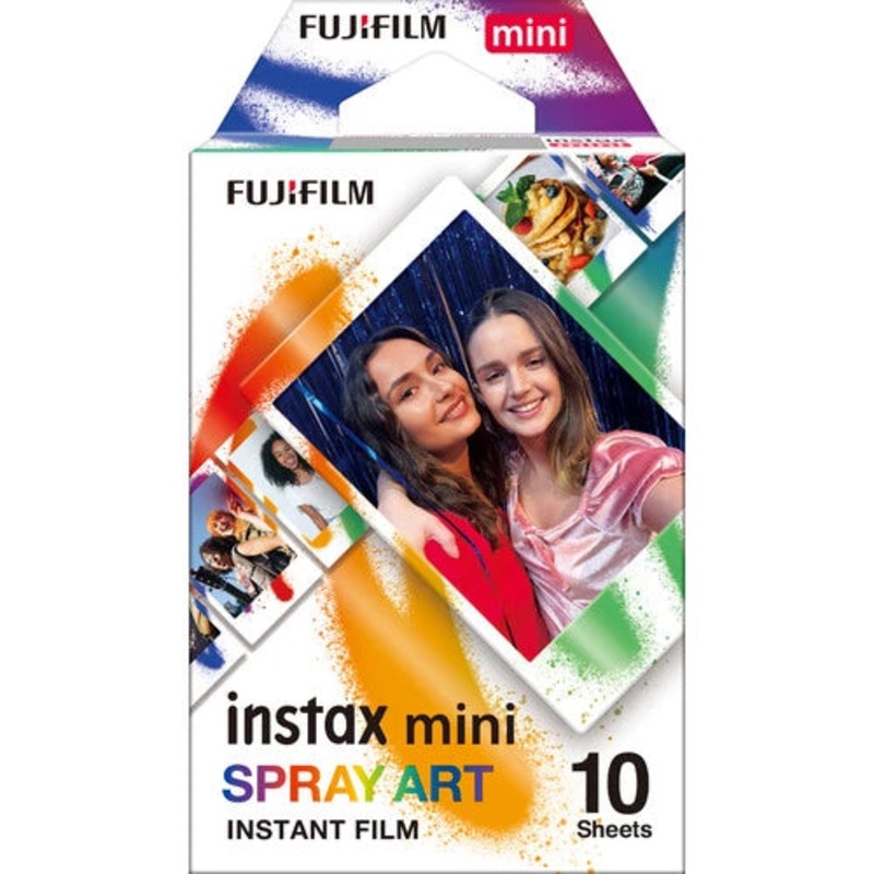 Fujifilm Instax Paper Mini Spray Art 10 Sheet