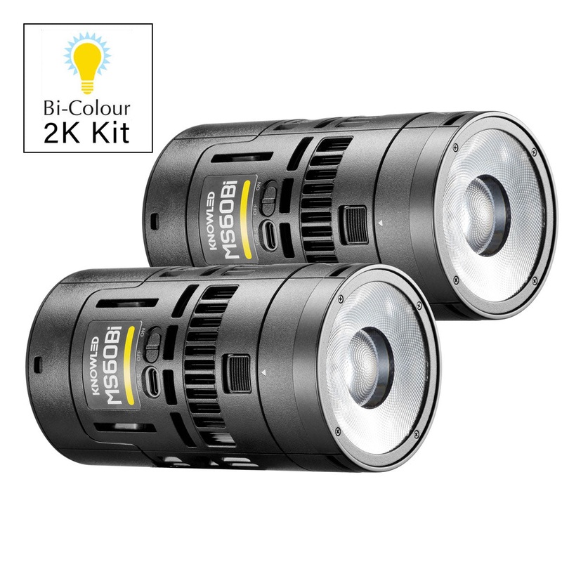 Godox Knowled MS60Bi 2K Bi-color Video LED Light(2-light kit)
