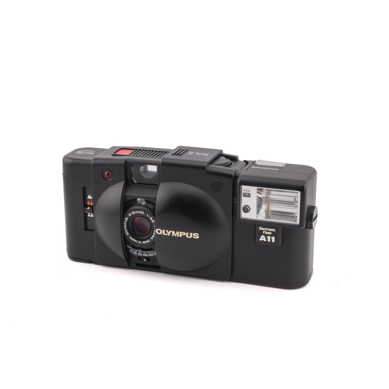 Olympus XA2 + A11 Electronic Flash