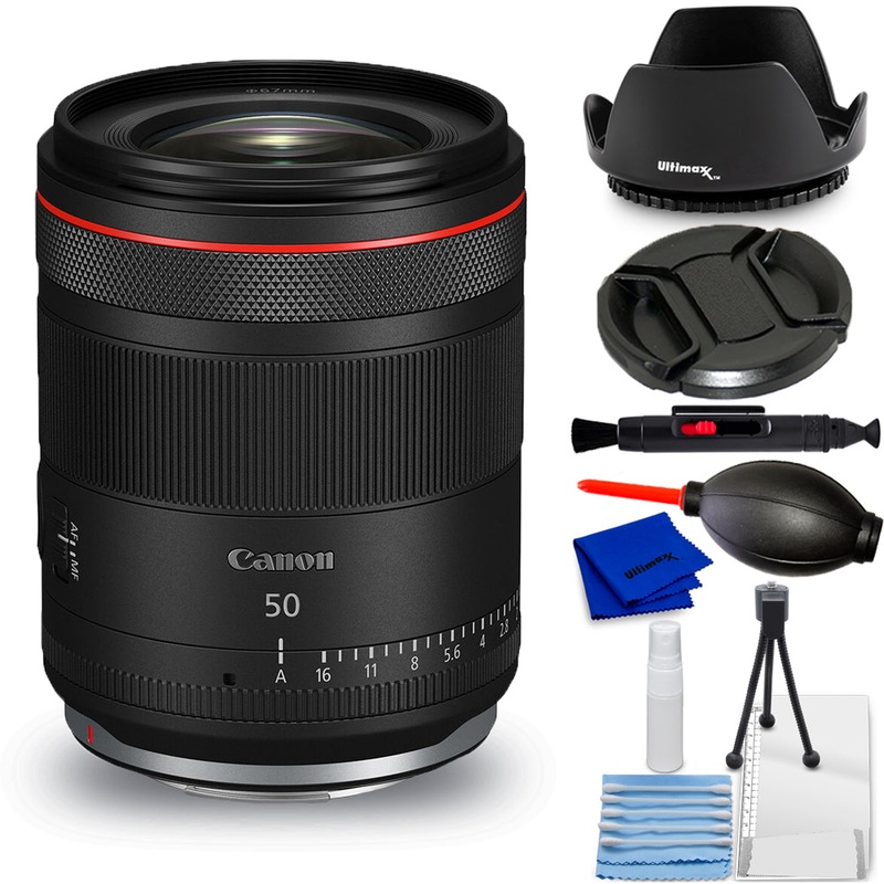 Canon RF 50mm f/1.4 L VCM Lens (Canon RF) 6908C002 – 7PC Accessory Bundle