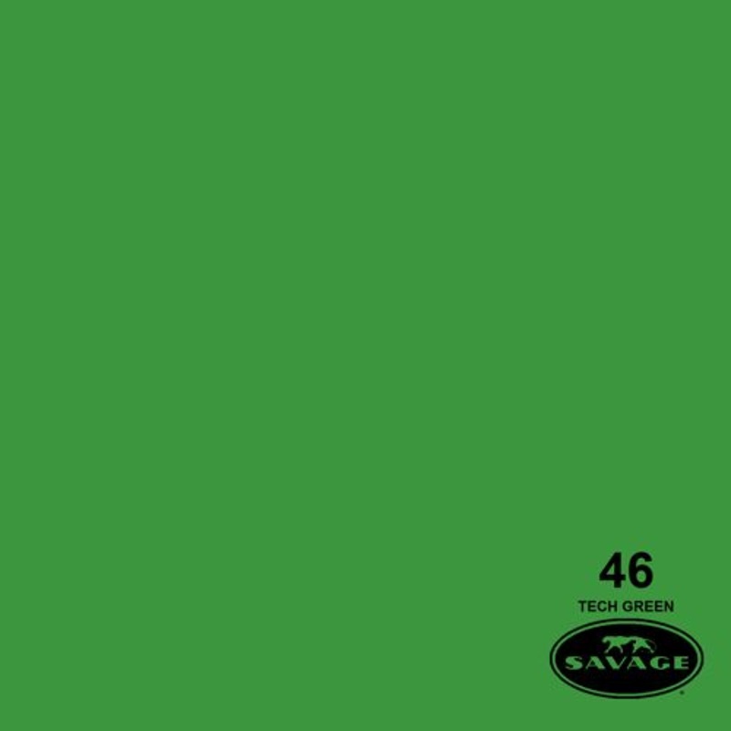 Ciclorama de Papel Tech Green/ Chroma #46 Savage 1.35x11m