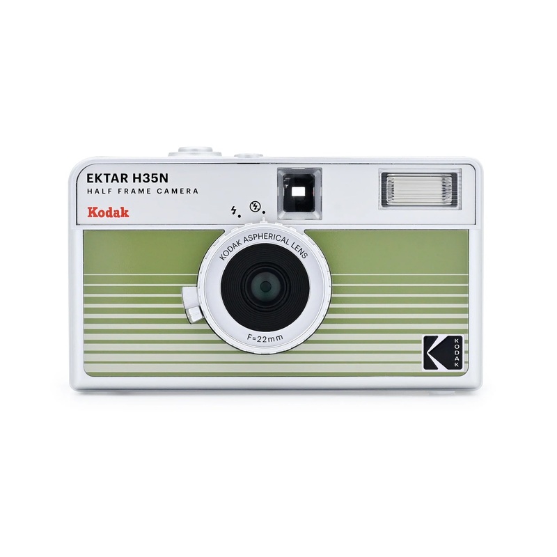 Kodak Ektar H35N Half Frame 35mm Film Camera – Striped Green