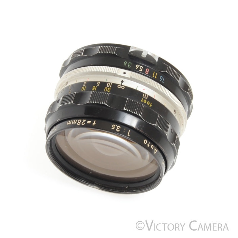 Nikon Nikkor-H 28mm f3.5 non-AI Wide Angle Prime Lens [EXC-]