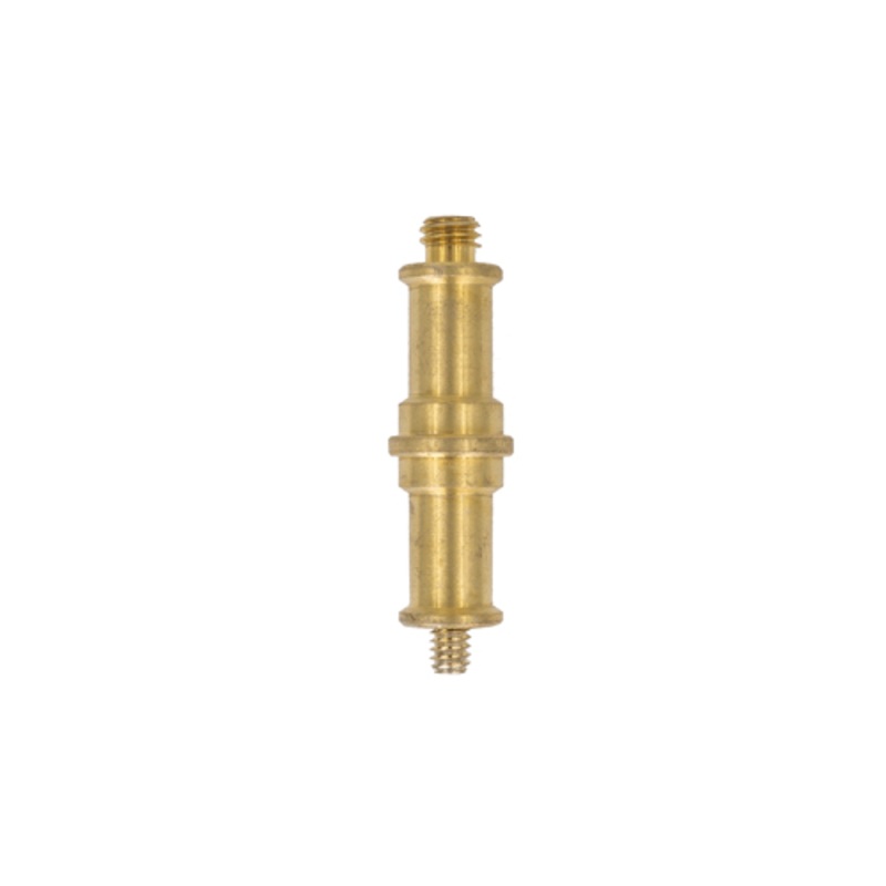 Promaster Double Spigot 1/4-20 male to 3/8 male – Brass