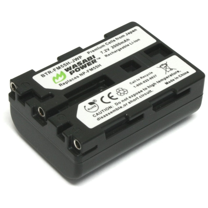 Sony NP-FM55H Battery by Wasabi Power