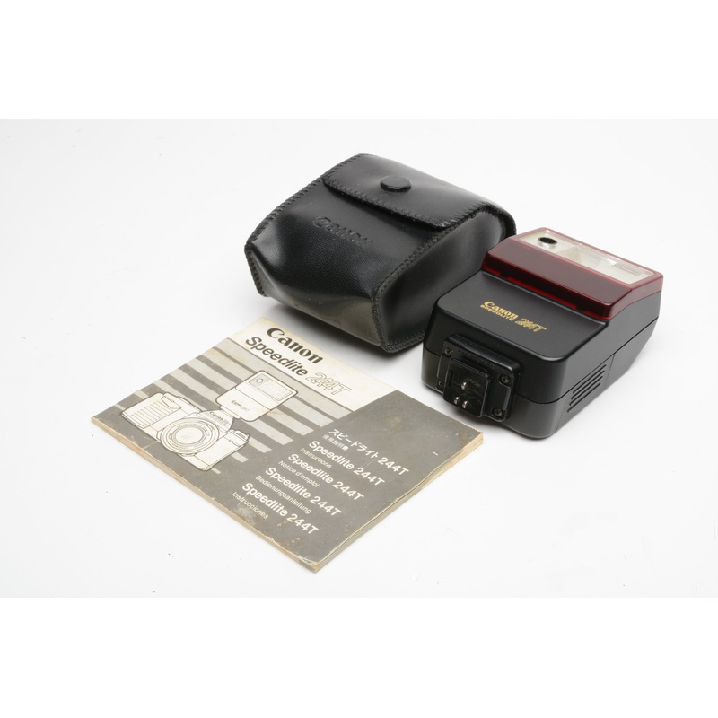 Canon 244T compact flash, case + manual, tested, clean