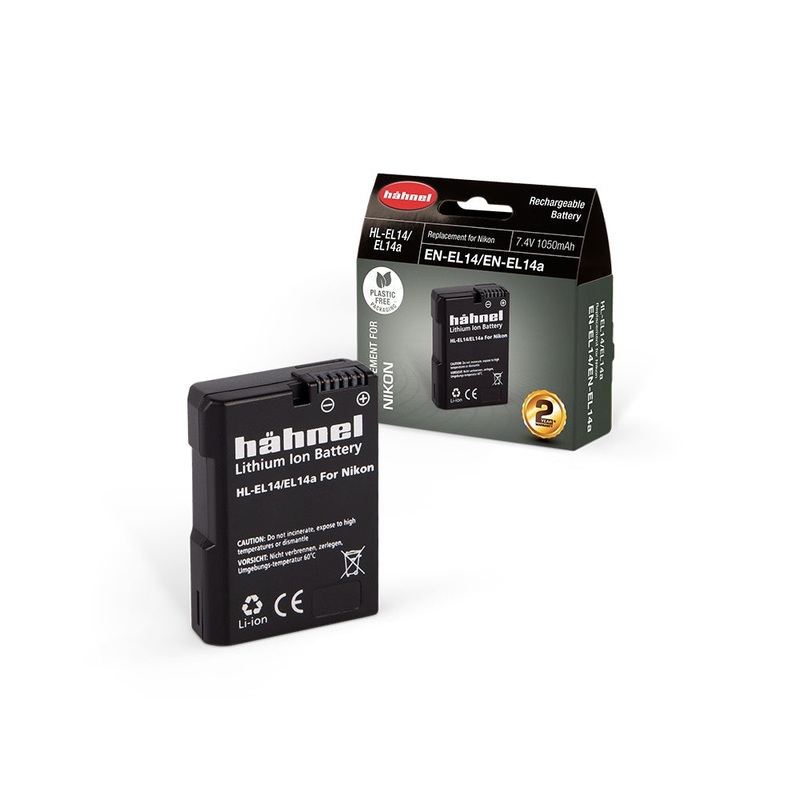 Hahnel HL-EL14 Lithium Ion Battery for Nikon (EN-EL14 / EN-EL14A)