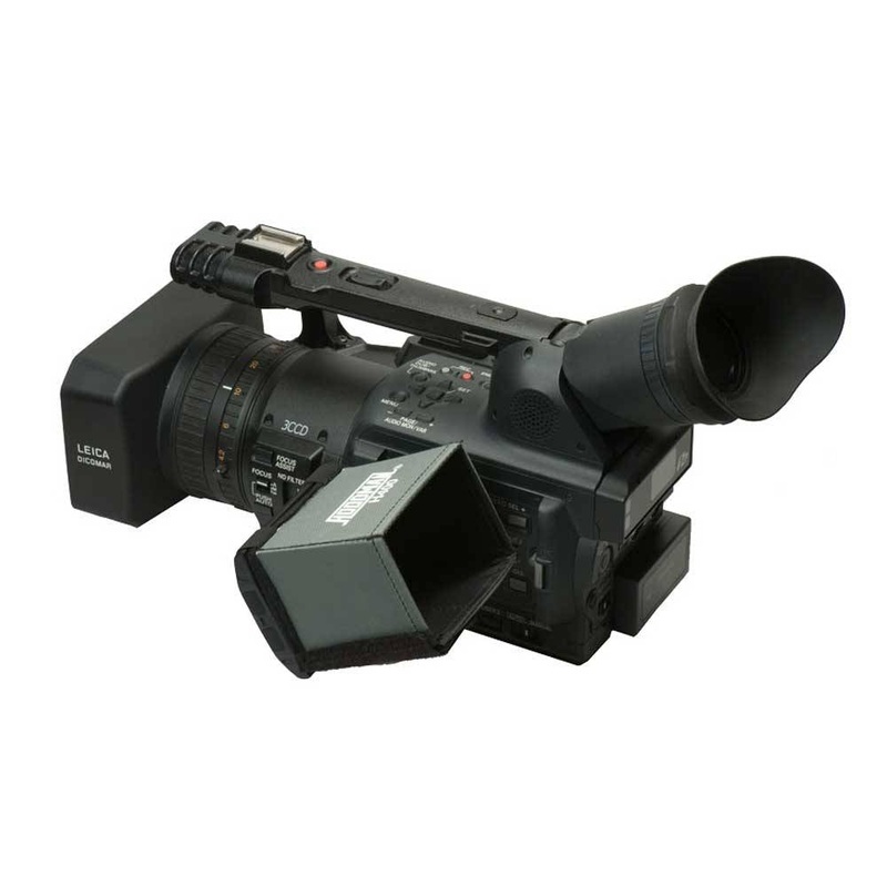 Hoodman Camcorder Hood – Fits 3.5″- 4″ standard LCD Screens