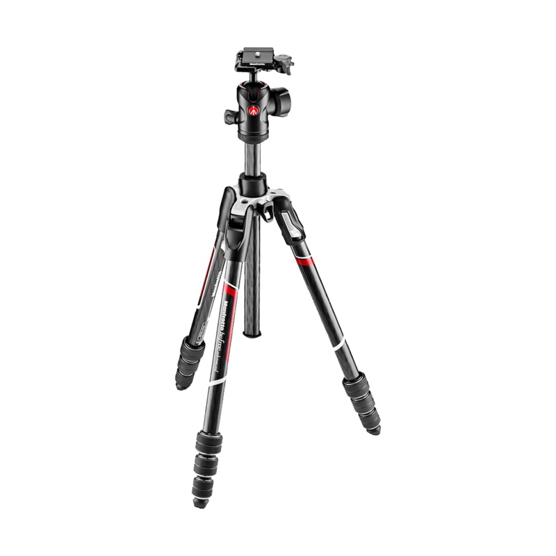 Manfrotto Befree Advanced Carbon Fiber Travel Tripod with 494 Ball Head (Twist Locks, Black)