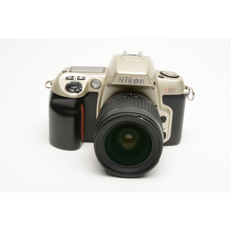 Nikon N60 35mm SLR w/28-80mm f3.3-5.6G, Very clean & Tested +Strap