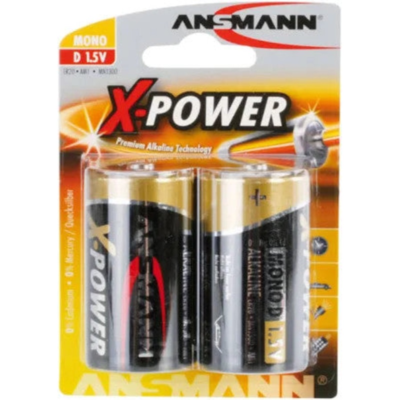 Ansmann Battery D 2-Pack