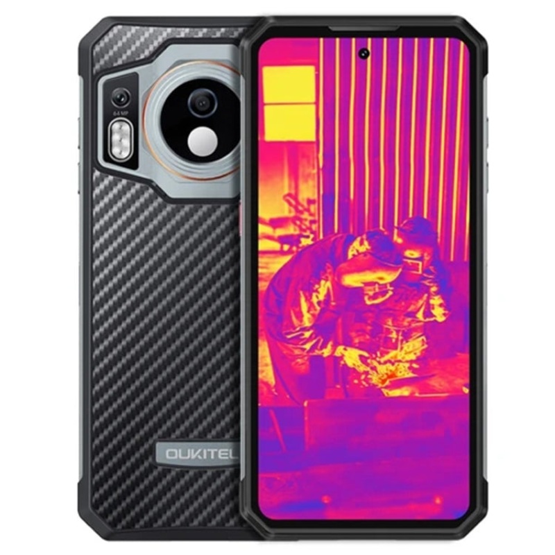 OUKITEL WP21 Ultra Rugged Phone Thermal Imaging Camera 12GB+256GB Black