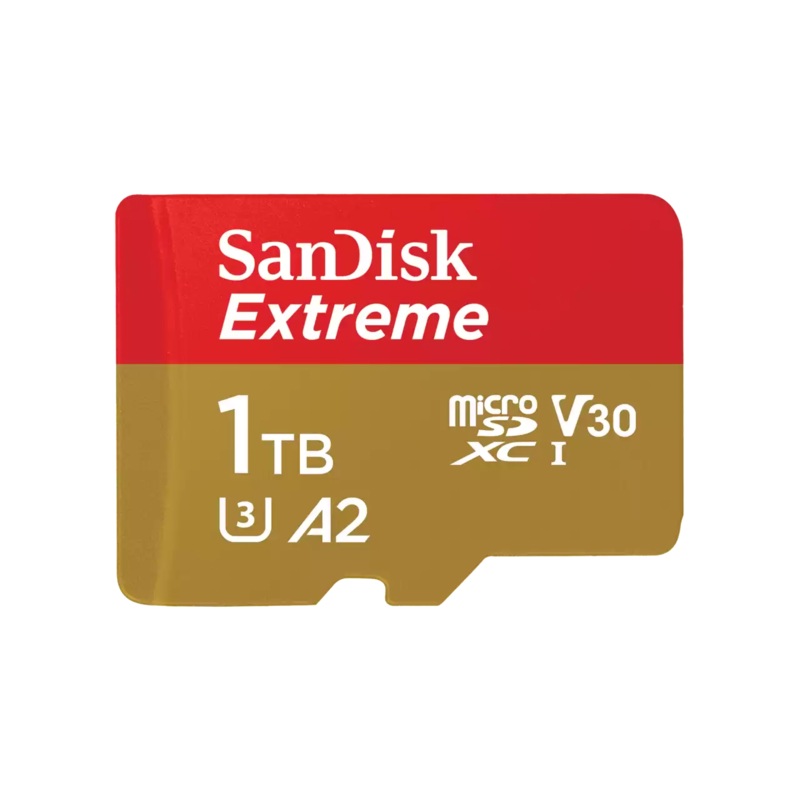 SanDisk Extreme 1TB UHS-I V30 A2 microSDXC card