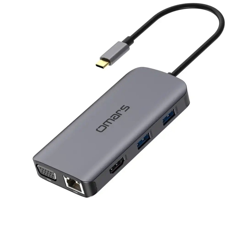 Super Fast Charging 9 Port USB-C Hub