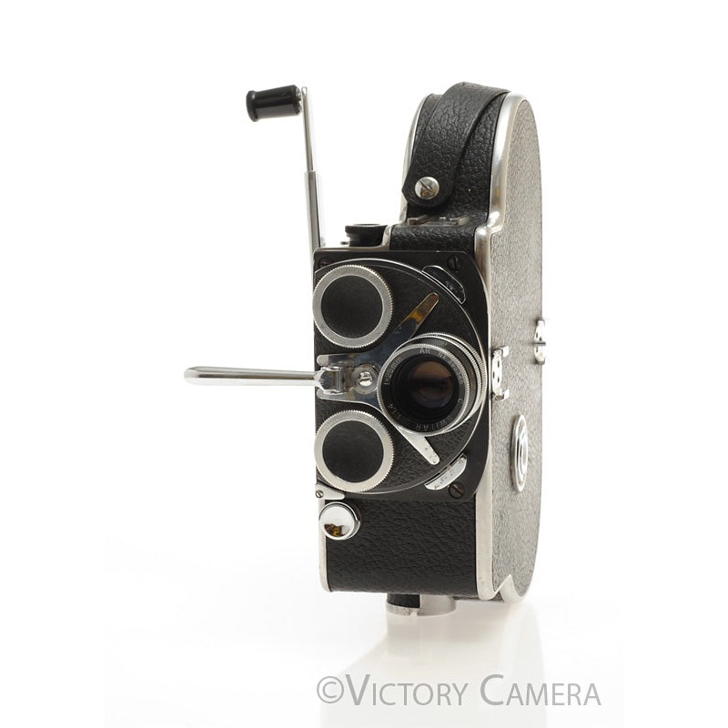 Bolex H16 16mm Motion Picture Film Camera w/ 25mm f1.4 Switar Lens [EXC]