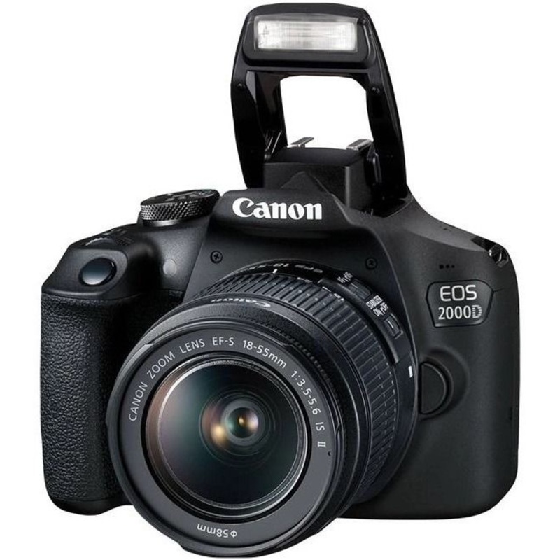 Canon EOS 2000D Mirroless Camera Black Kit with EF-S 18-55mm DC III
