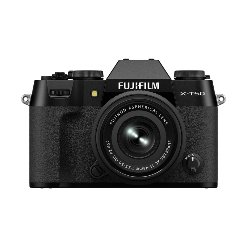 Fujifilm X-T50 Mirrorless Camera with 15-45mm f/3.5-5.6 Lens (Black)