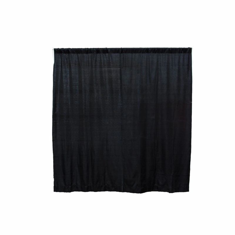 GPB BACK DROP 3X6M BLACK CLOTH (MUSLIN)
