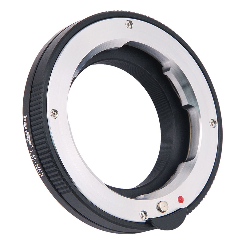 Haoge LM-NEX-L Macro Focus Lens Mount Adapter for Leica M LM Lens to Sony E-mount NEX Camera such as NEX-3, NEX-5, NEX-5N, NEX-7, NEX-7N, a6500, a6300, a6000, a5000, a3500, a3000, NEX-VG10, VG20