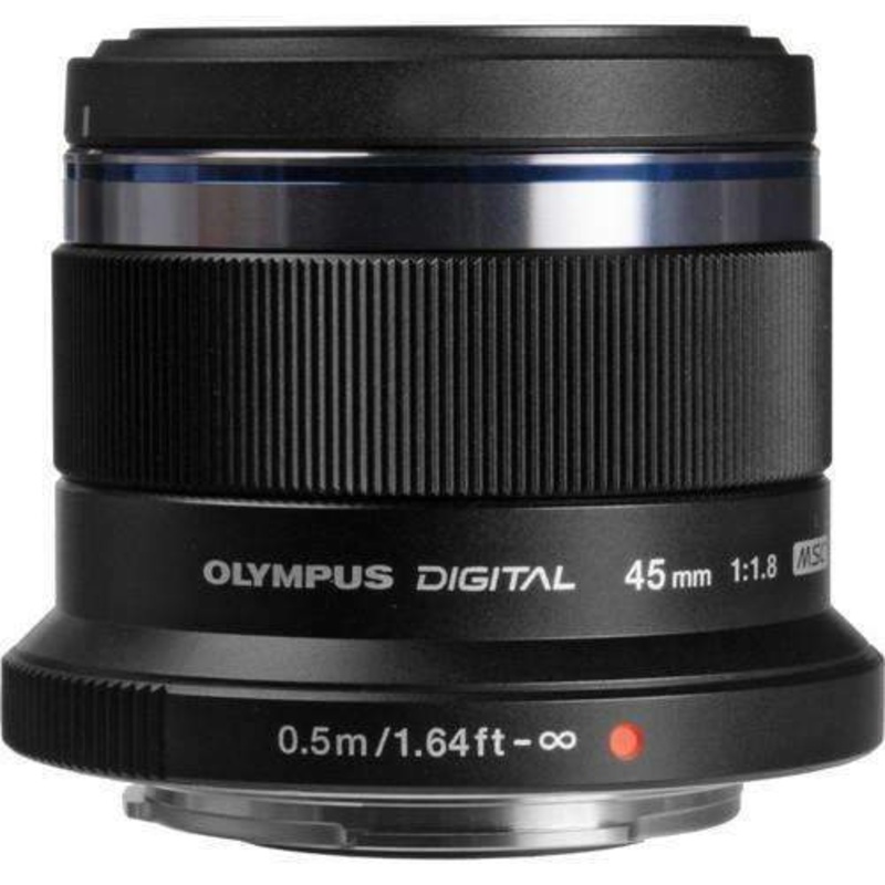 OM SYSTEM M.Zuiko Digital ED 45mm f/1.8 Lens (Black)