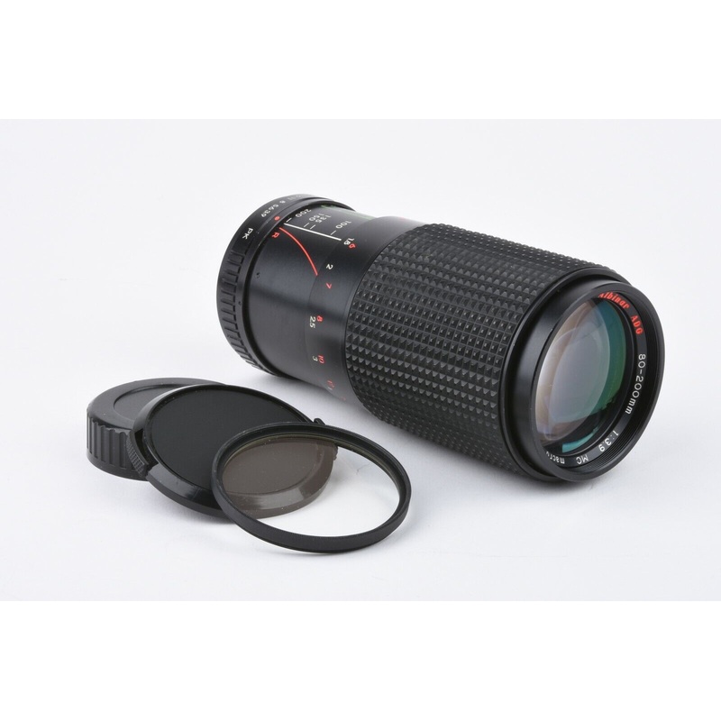 Albinar ADG 80-200mm F3.9 MC Macro Zoom Lens, Caps, PK Mount, Nice