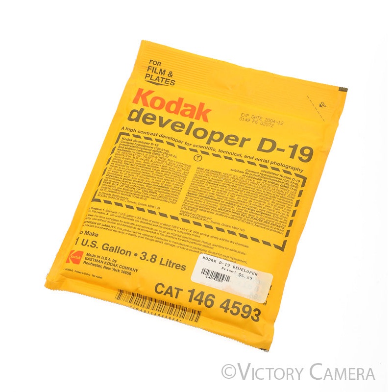 Kodak D-19 High Contrast Developer 2004 1 Gal. [NEW]