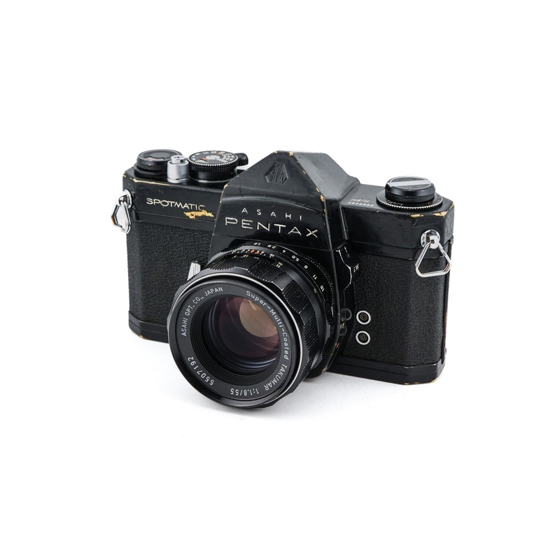 Pentax Spotmatic SP+ 55mm f1.8 Super-Multi-Coated Takumar