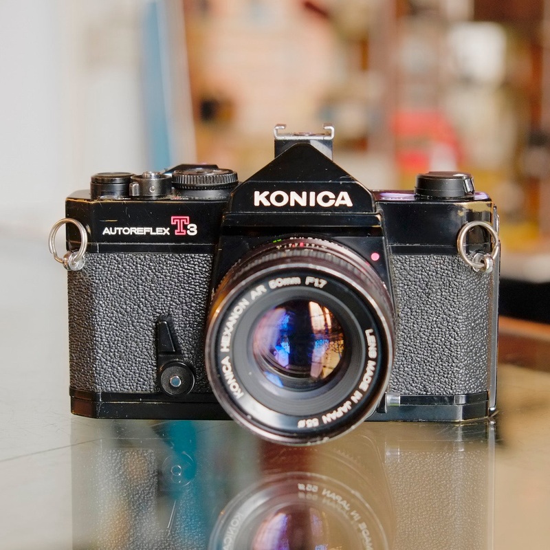 Autoreflex T4 with Konica Auto-Winder