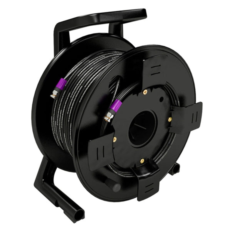 Evolution 3G HD-SDI BNC-BNC Drum mounted Flexible Extended Distance Cable 50-100m – 130-950FD 130-950FD Drum Mounted Extended Distance Flexible BNC 3G HD Cable 50M