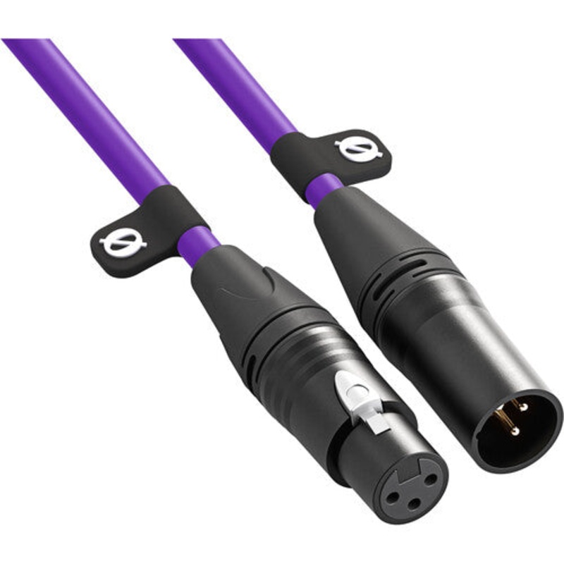 RODE XLR Male to XLR Female Cable (9.8′, Purple)