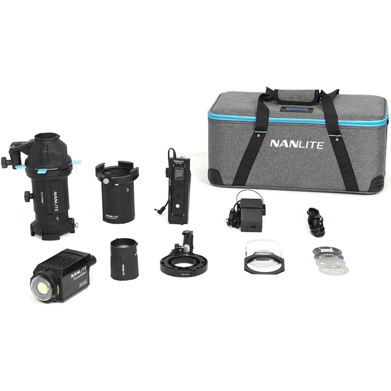 Nanlite Forza 60B II – Kit de proyector LED bicolor y accesorios de proyeccin 2700-6500K Bluetooth DMX 2.4G