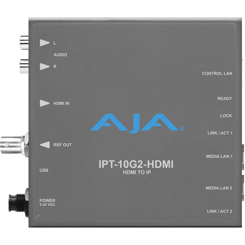 AJA IPT-10G2-HDMI Bridging HDMI to SMPTE ST 2110 Video and Audio – IPT-10G2-HDMI