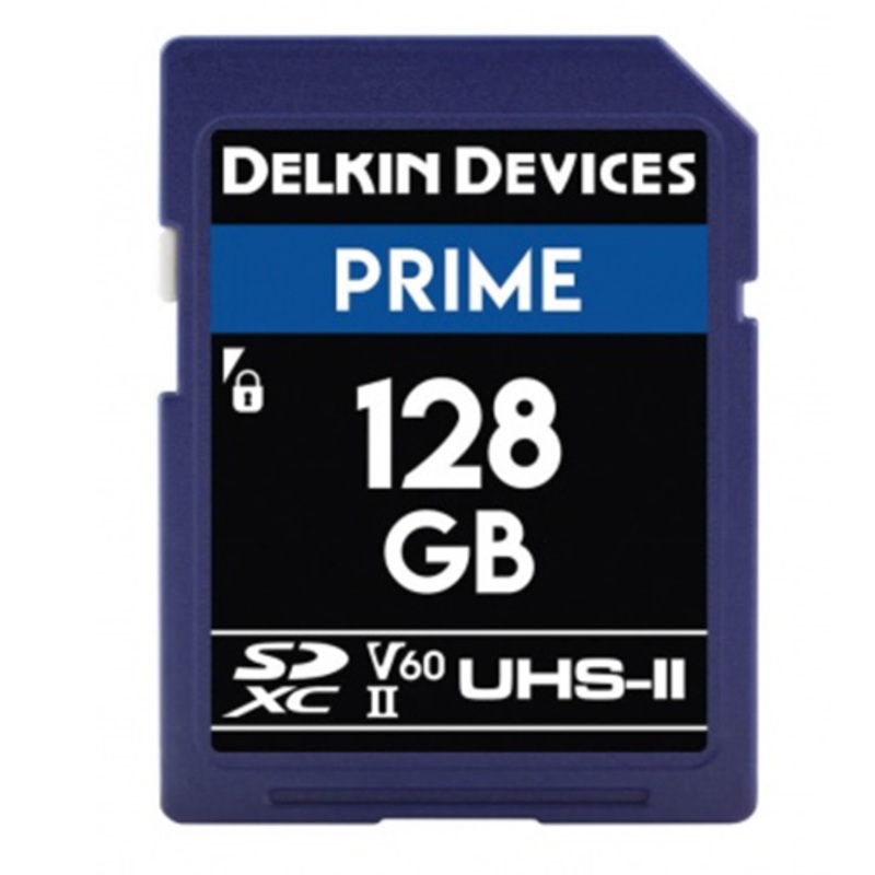 Delkin 128GB PRIME SD UHS-II V60 Memory Card