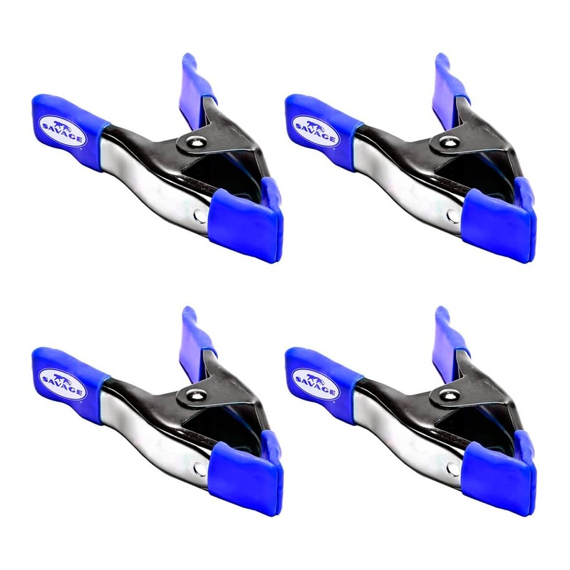 Kit 4 Clips Sujetadores de 4″ Savage Antideslizantes