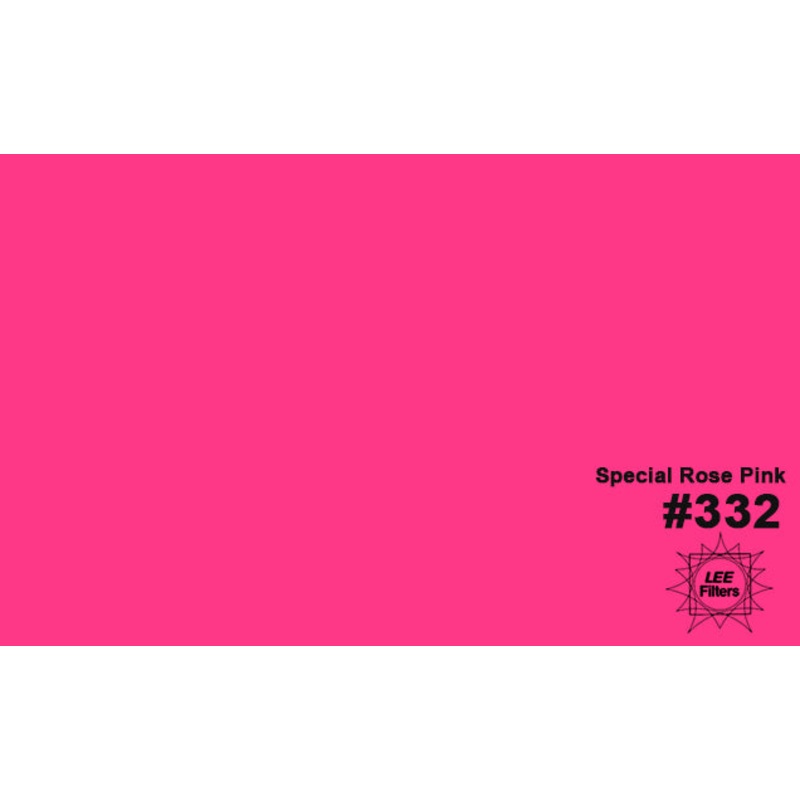 LEE Filters 332 Color Gel Special Rose Pink (21″x48″)