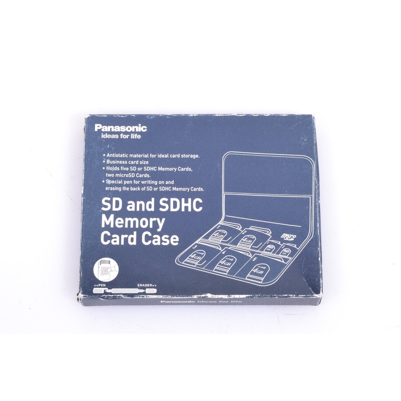Panasonic SD and SDHC Memory Card Case, in box never used