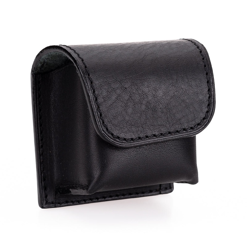 Arte di Mano Leather Pouch for Leica Visoflex 2 – Minerva Black with Black Stitching