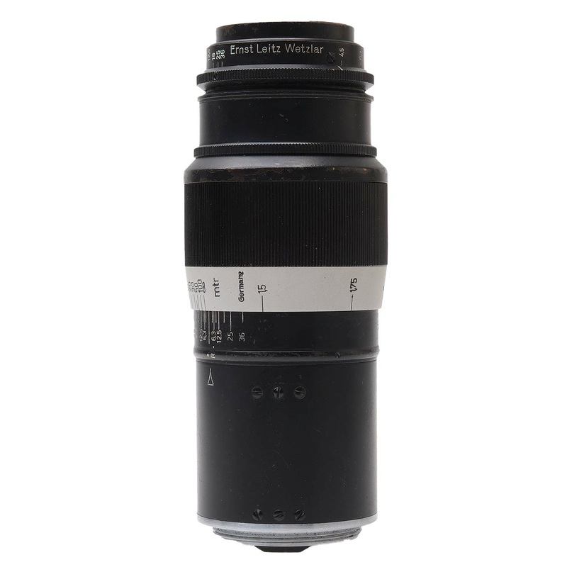 Leica 13.5cm f4.5 Hektor, Black, Wartime 608617