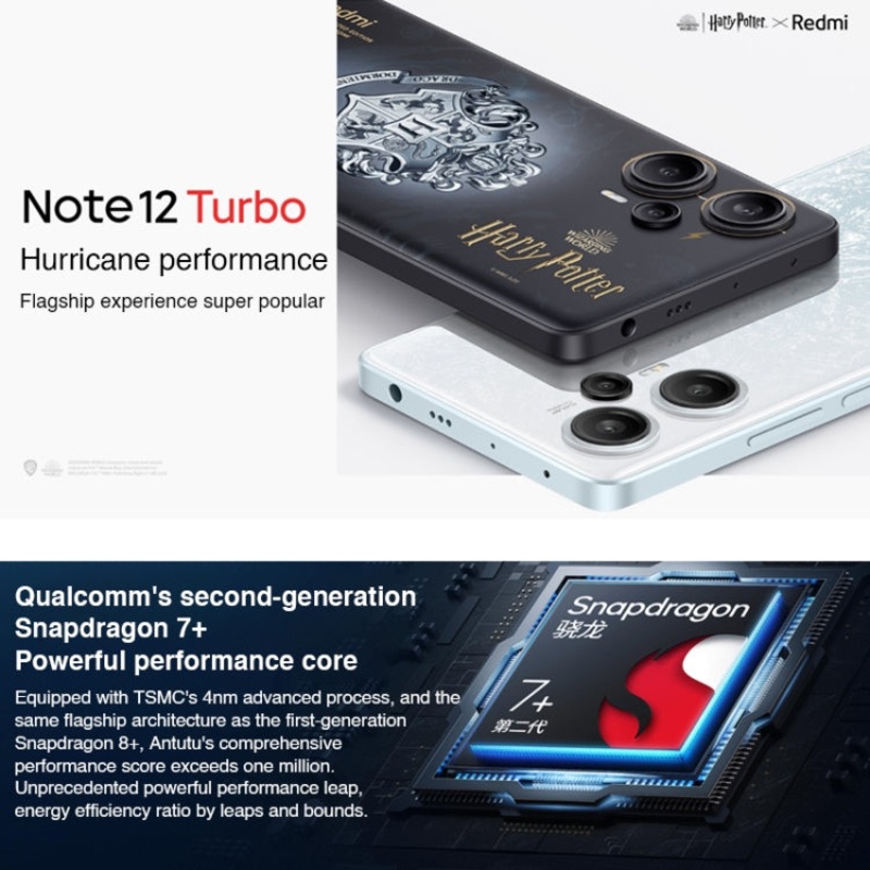 Xiaomi Redmi Note 12 Turbo 5G Dual SIM 12GB+512GB (China Version) Black