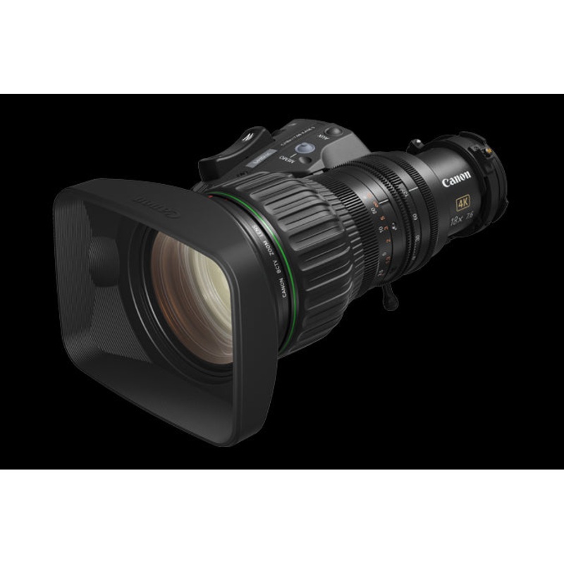 Canon CJ18ex7.6B KASE S 2/3″ 18x UHDgc 4K Digital ENG/EFP Standard Lens