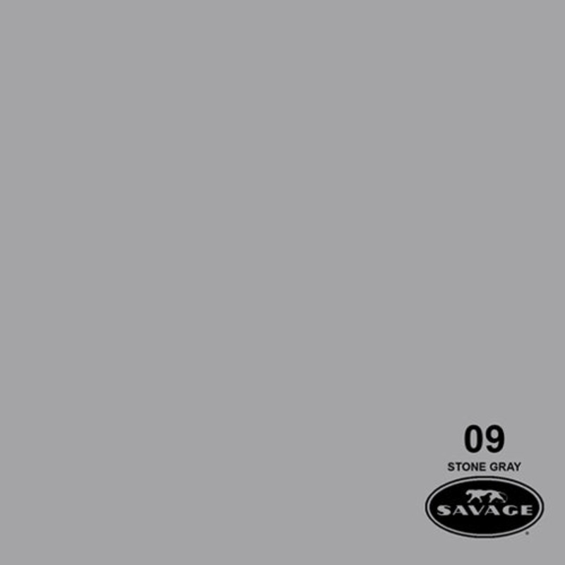 Ciclorama de Papel Stone Gray #09 Savage 2.7x11m