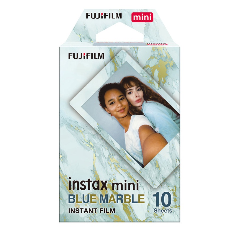 Fujifilm Instax Mini Blue Marble Instant Film – 10 Exposures