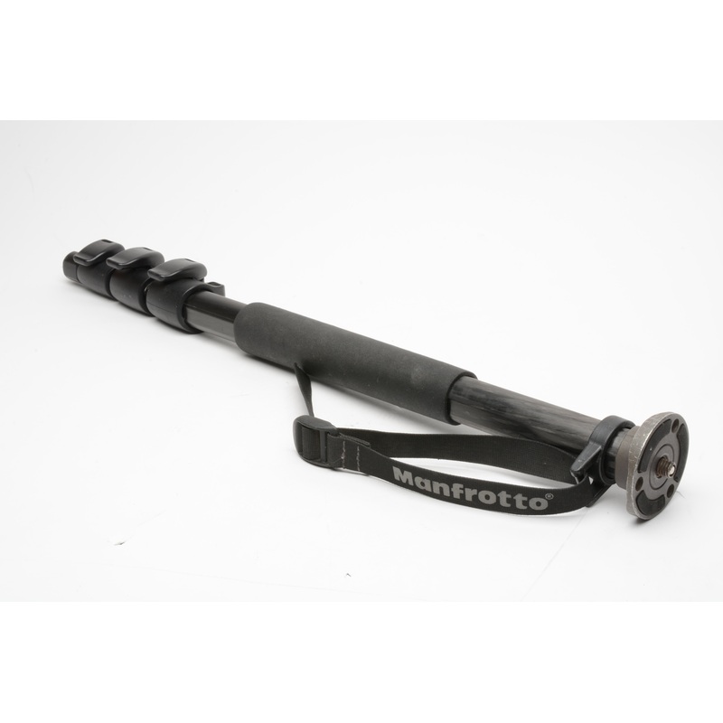 Manfrotto MM294C4 4 section carbon fiber monopod, Nice & Clean