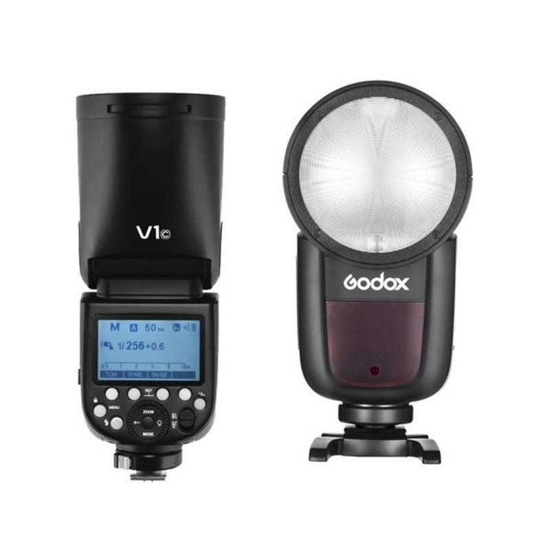 Flash V1-C Cabeza Redonda para Canon Godox
