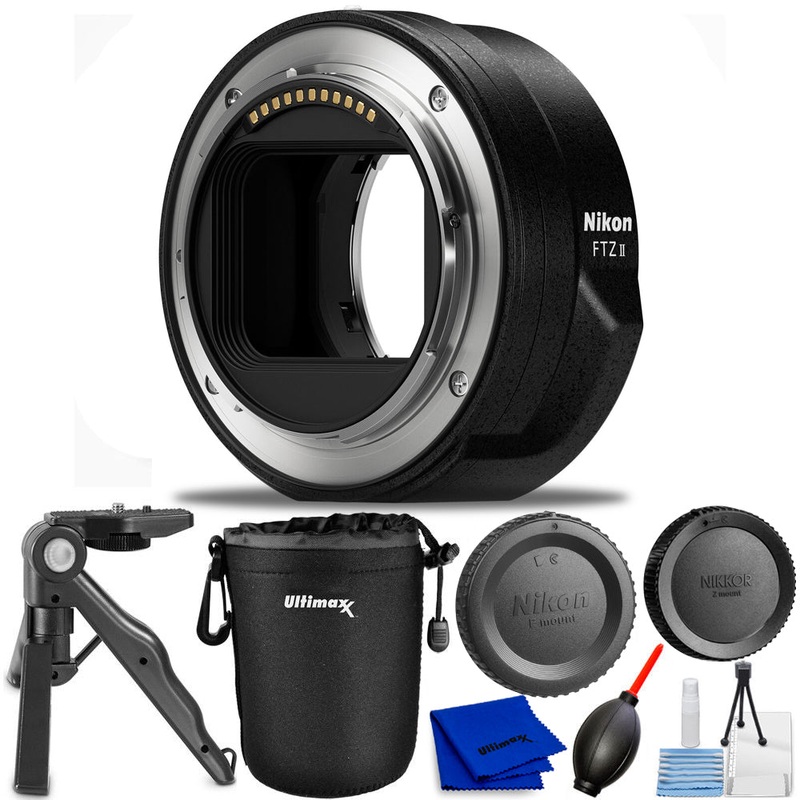 Nikon FTZ II Mount Adapter 4264 – 5PC Accessory Bundle